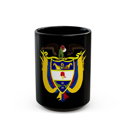 Coat of arms of Colombia 4 - Black Coffee Mug-15oz-The Sticker Space