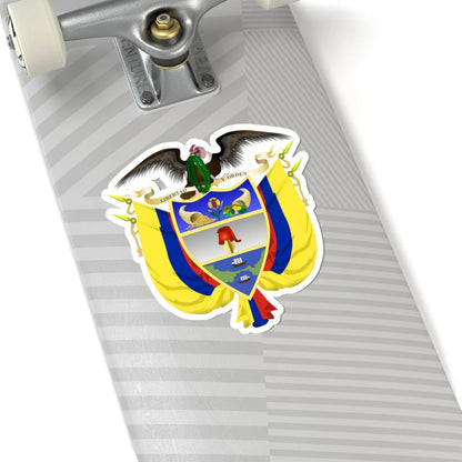 Coat of arms of Colombia 4 (Colombia) (Coat of Arms) STICKER Vinyl Kiss-Cut Decal - The Sticker Space