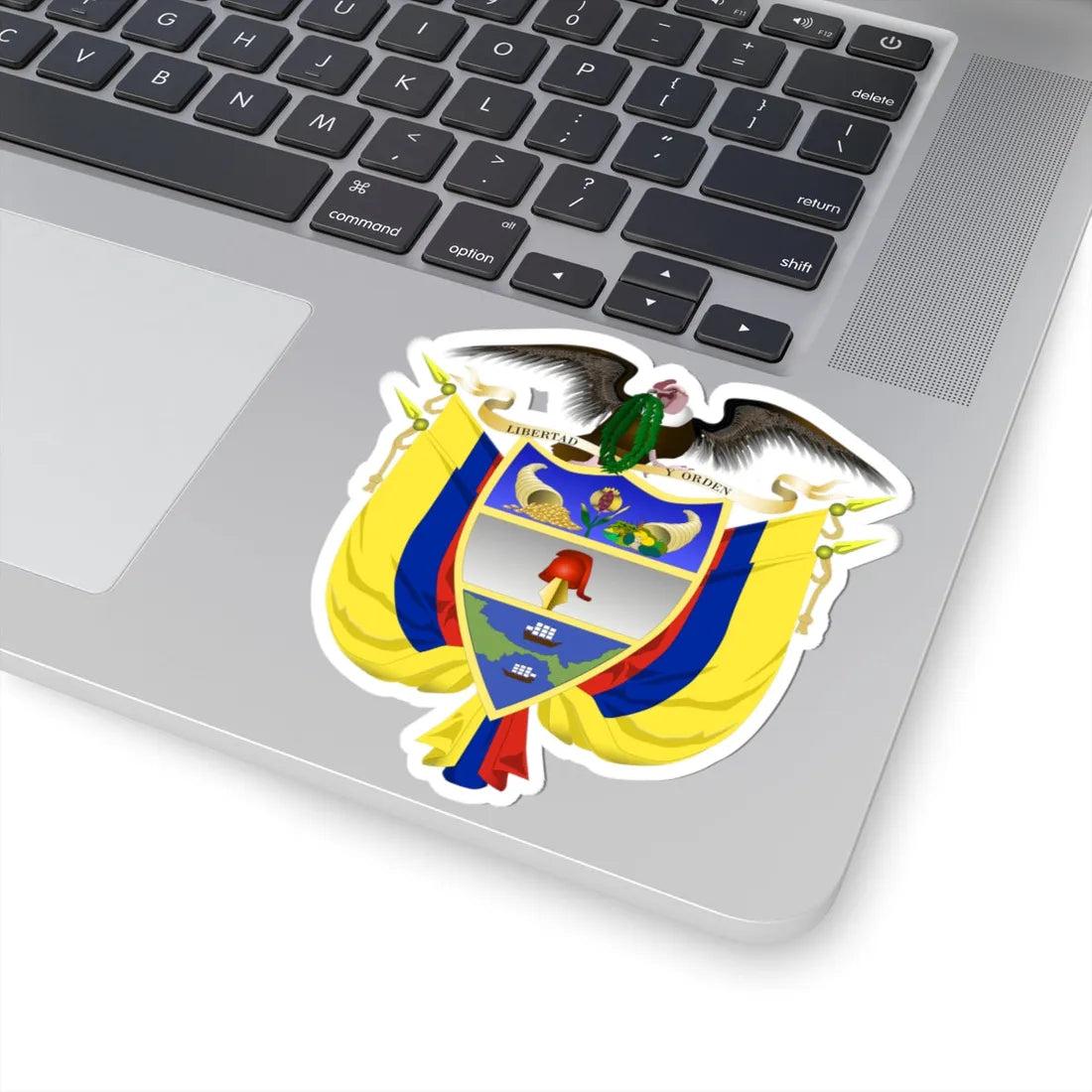 Coat of arms of Colombia 4 (Colombia) (Coat of Arms) STICKER Vinyl Kiss-Cut Decal - The Sticker Space
