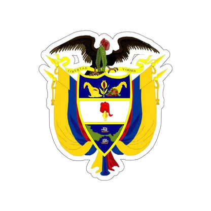 Coat of arms of Colombia 4 STICKER Vinyl Die-Cut Decal - The Sticker Space