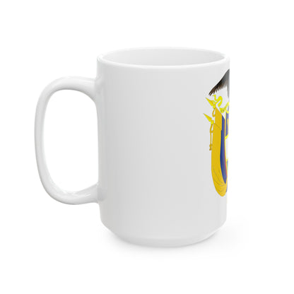 Coat of arms of Colombia 4 - White Coffee Mug-The Sticker Space