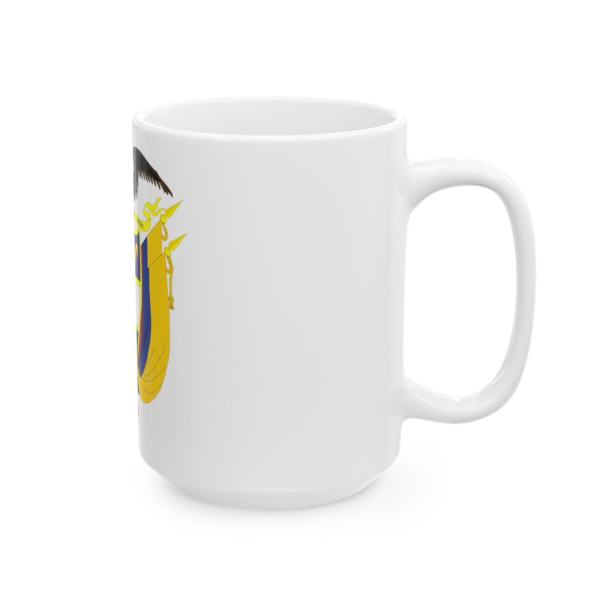 Coat of arms of Colombia 4 - White Coffee Mug-The Sticker Space