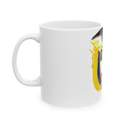 Coat of arms of Colombia 4 - White Coffee Mug-The Sticker Space