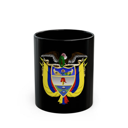 Coat of arms of Colombia 5 - Black Coffee Mug-11oz-The Sticker Space