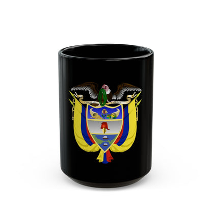 Coat of arms of Colombia 5 - Black Coffee Mug-15oz-The Sticker Space