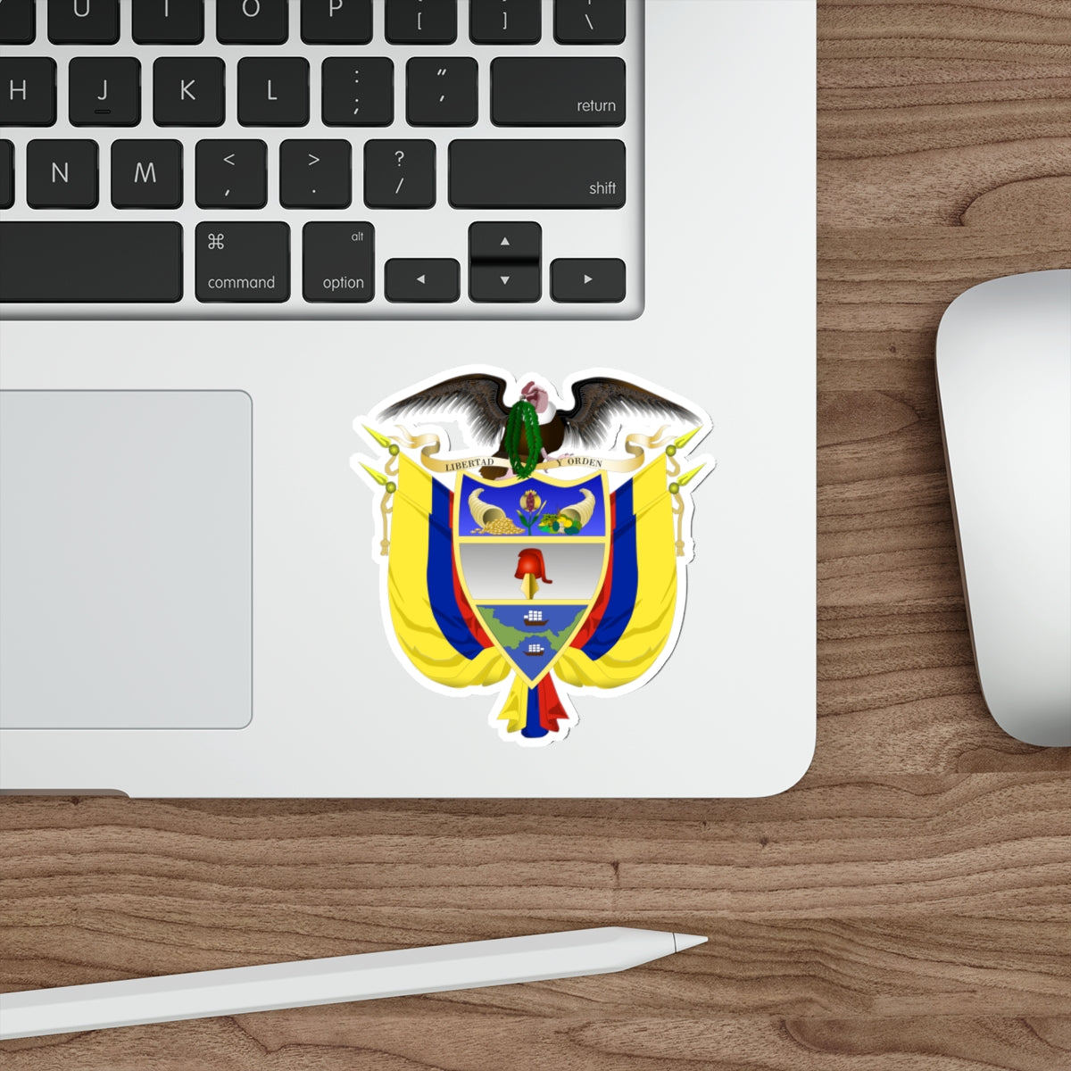 Coat of arms of Colombia 5 STICKER Vinyl Die-Cut Decal-The Sticker Space