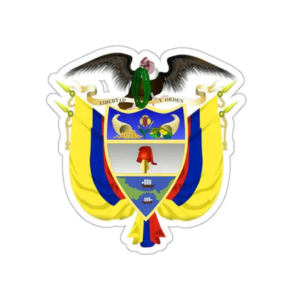 Coat of arms of Colombia 5 STICKER Vinyl Die-Cut Decal - The Sticker Space