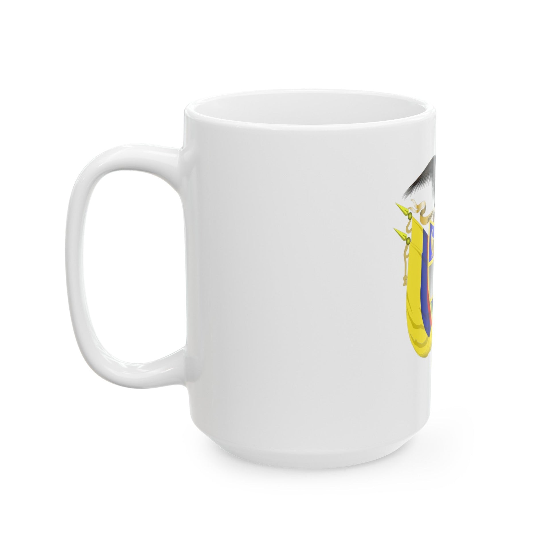 Coat of arms of Colombia 5 - White Coffee Mug-The Sticker Space