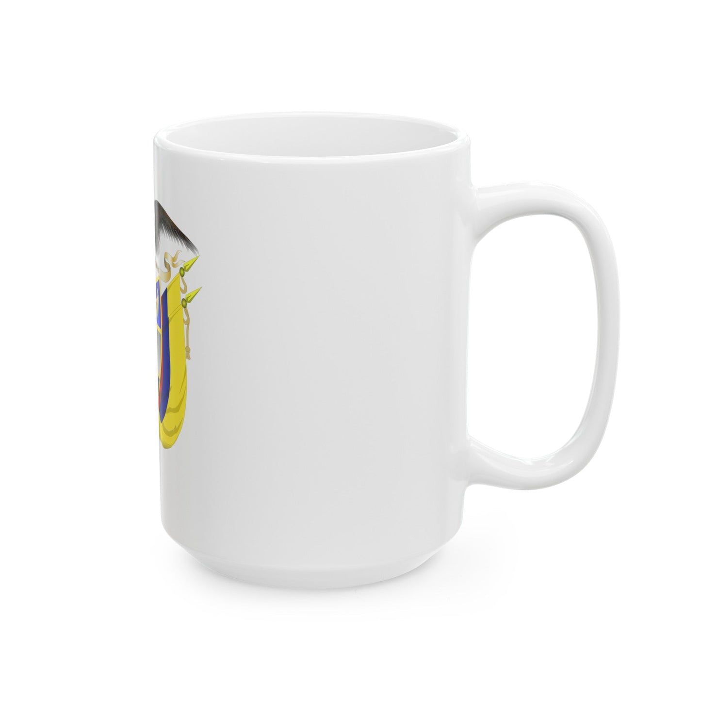 Coat of arms of Colombia 5 - White Coffee Mug-The Sticker Space