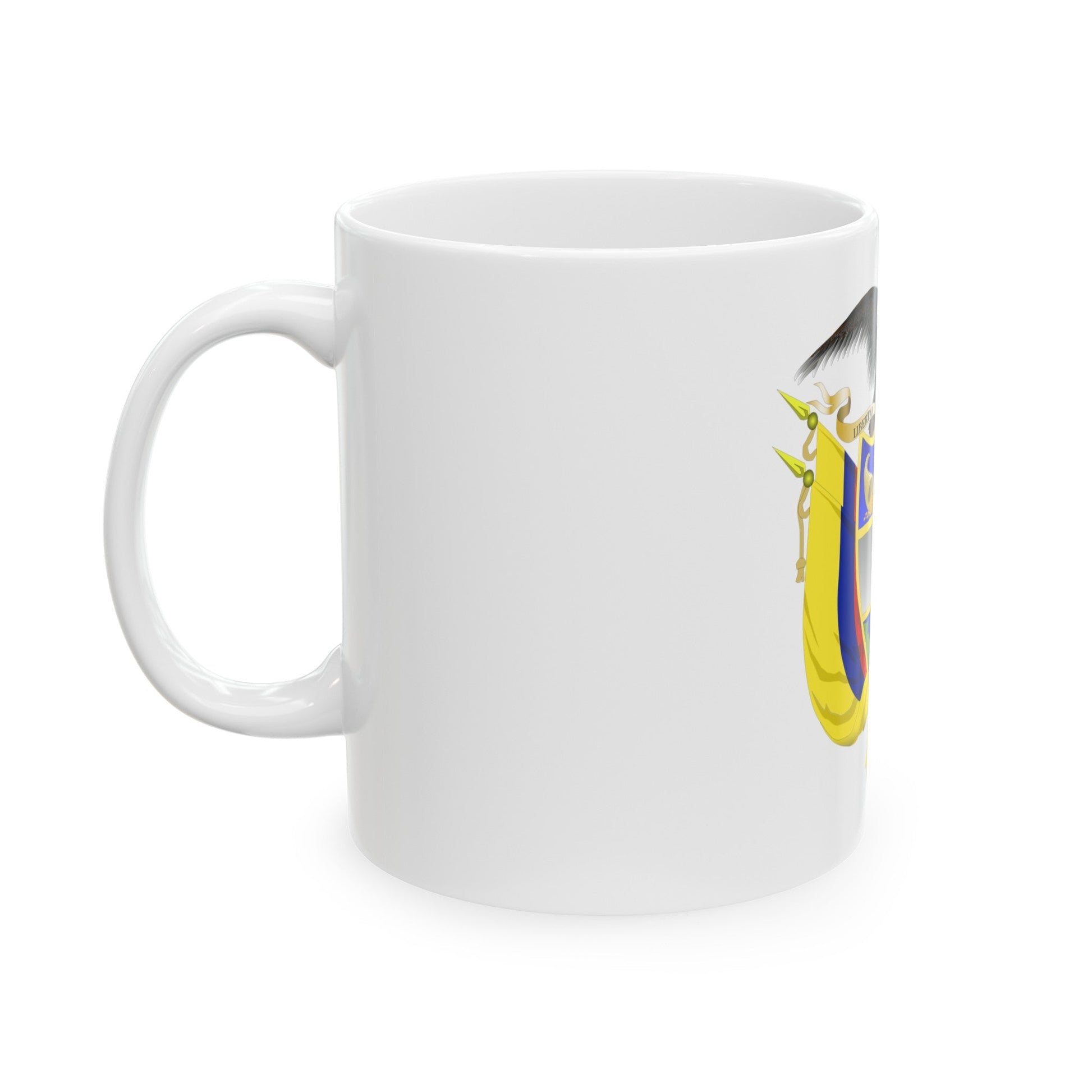 Coat of arms of Colombia 5 - White Coffee Mug-The Sticker Space