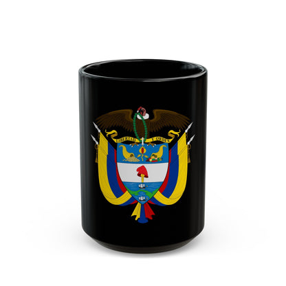 Coat of arms of Colombia - Black Coffee Mug-15oz-The Sticker Space