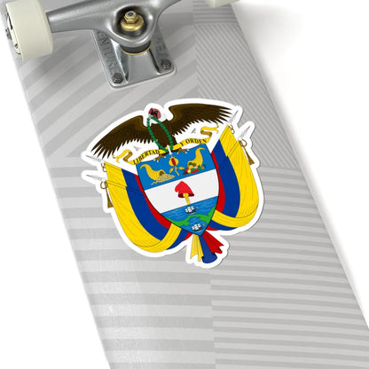 Coat of arms of Colombia (Colombia) (Coat of Arms) STICKER Vinyl Kiss-Cut Decal - The Sticker Space