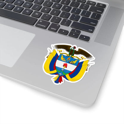 Coat of arms of Colombia (Colombia) (Coat of Arms) STICKER Vinyl Kiss-Cut Decal - The Sticker Space