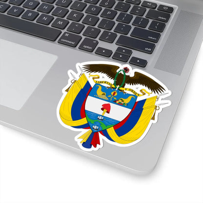 Coat of arms of Colombia (Colombia) (Coat of Arms) STICKER Vinyl Kiss-Cut Decal - The Sticker Space
