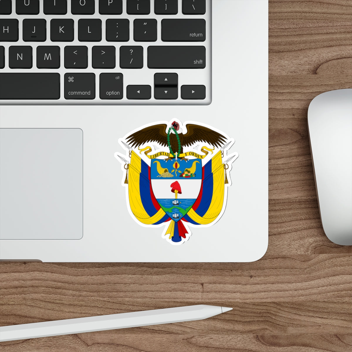 Coat of arms of Colombia STICKER Vinyl Die-Cut Decal-The Sticker Space