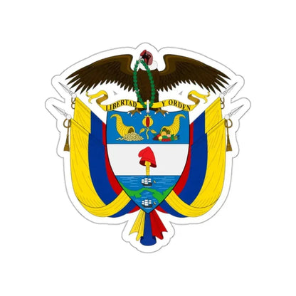 Coat of arms of Colombia STICKER Vinyl Die-Cut Decal 2 Inch - The Sticker Space