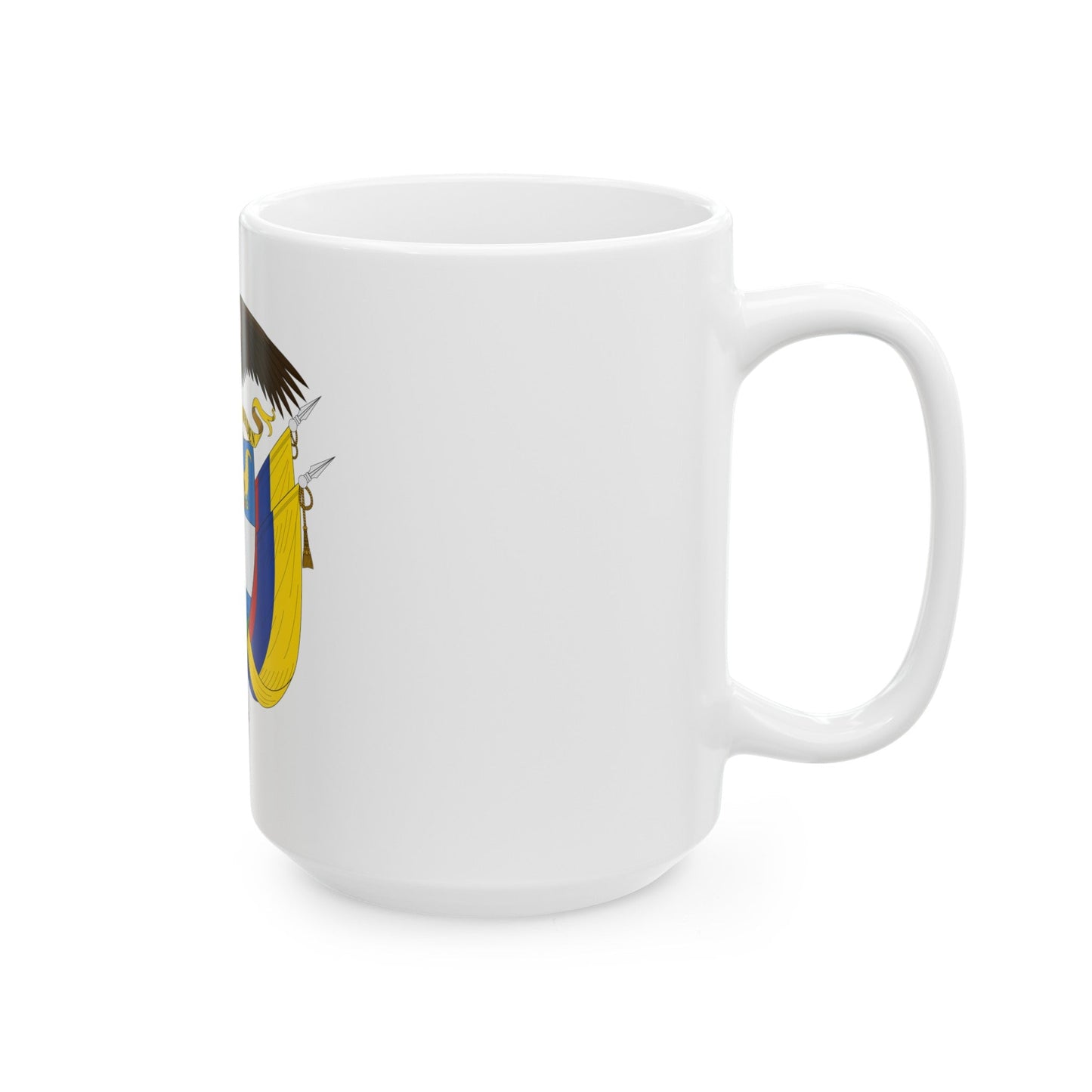 Coat of arms of Colombia - White Coffee Mug-The Sticker Space