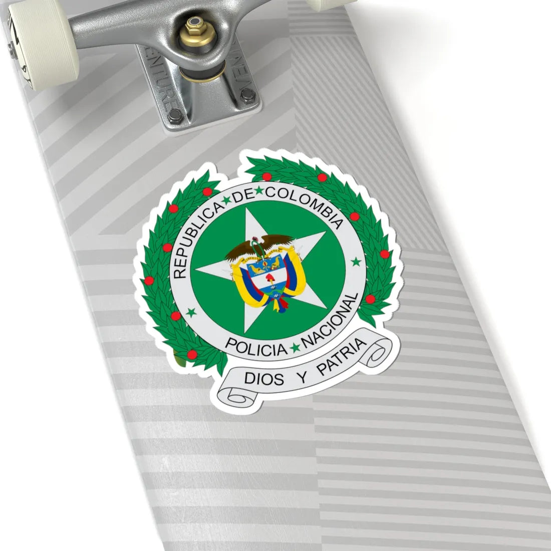 Coat of arms of colombian national police (Colombia) (Coat of Arms) STICKER Vinyl Kiss-Cut Decal - The Sticker Space