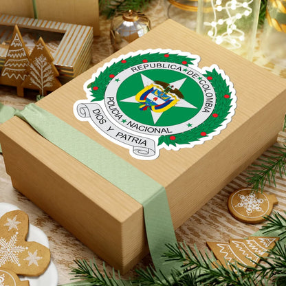 Coat of arms of colombian national police (Colombia) (Coat of Arms) STICKER Vinyl Kiss-Cut Decal - The Sticker Space