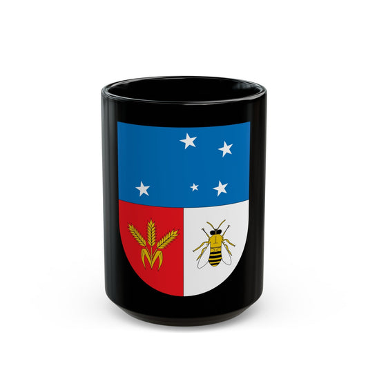 Coat of arms of Colonia Department - Black Coffee Mug-15oz-The Sticker Space