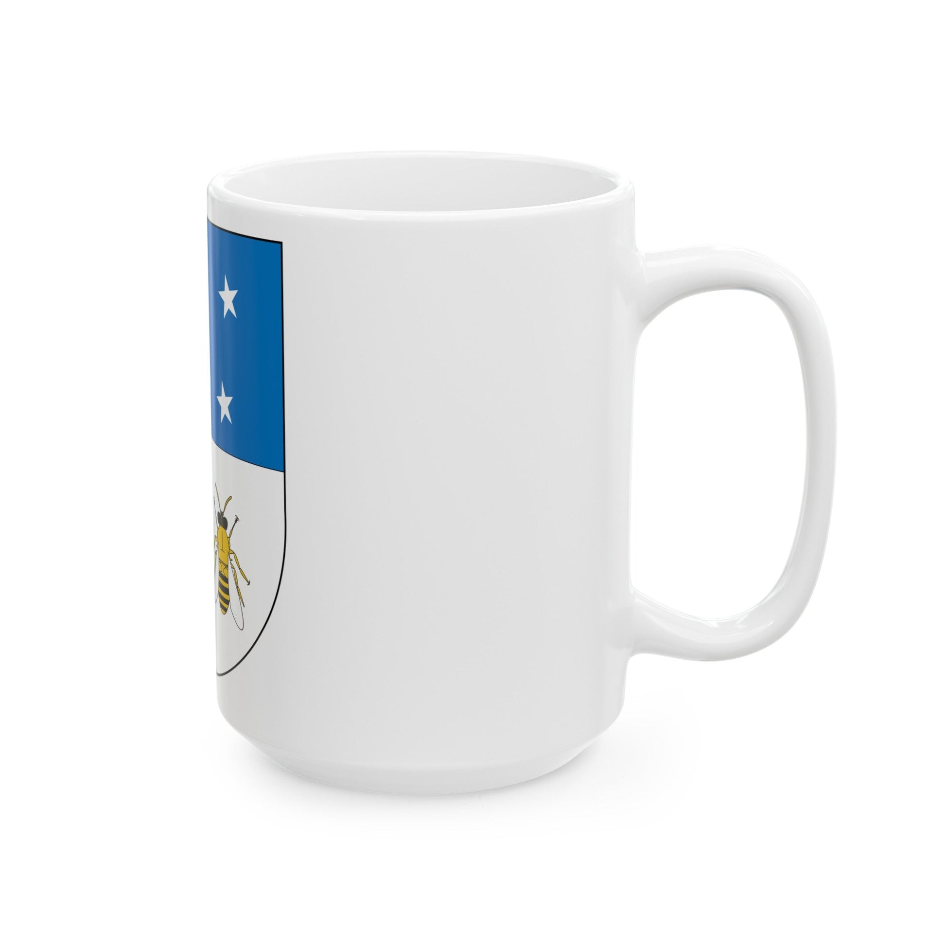 Coat of arms of Colonia Department - White Coffee Mug-The Sticker Space