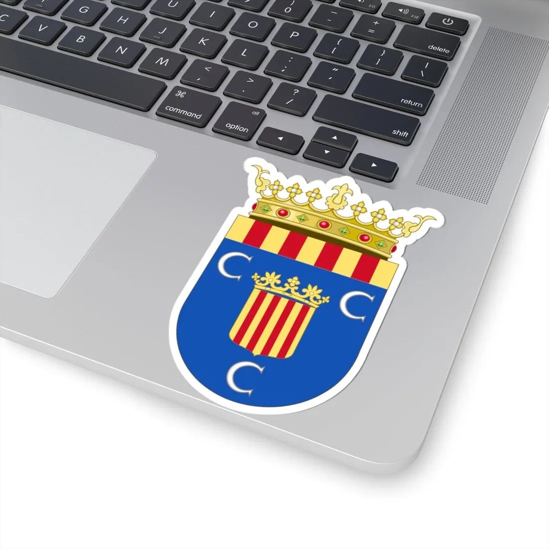 Coat of Arms of Comunidad de Calatayud (Spain) (Coat of Arms) STICKER Vinyl Kiss-Cut Decal - The Sticker Space