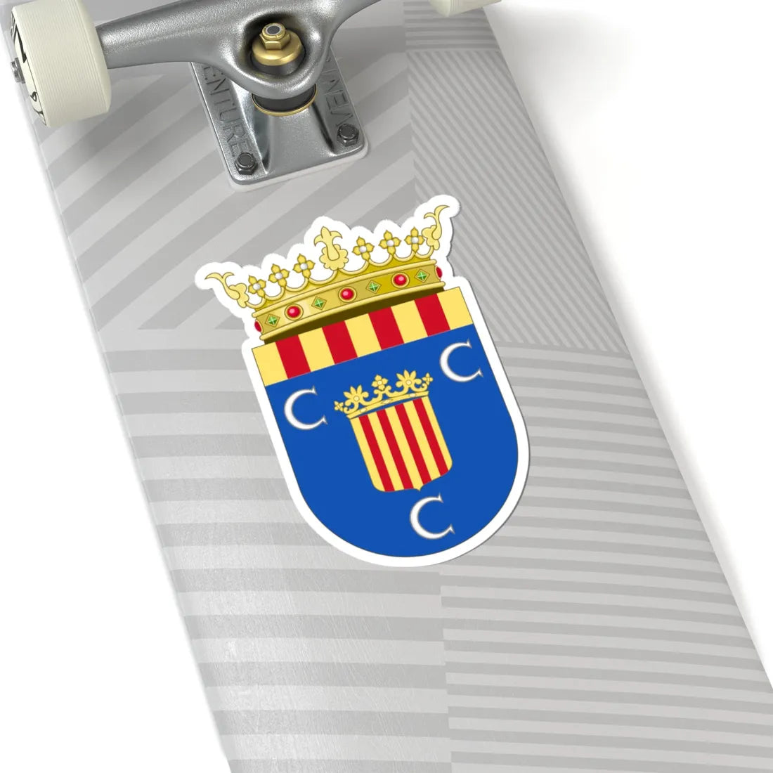 Coat of Arms of Comunidad de Calatayud (Spain) (Coat of Arms) STICKER Vinyl Kiss-Cut Decal - The Sticker Space