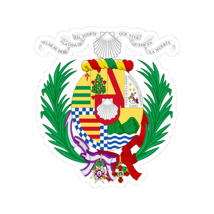 Coat of Arms of Concha Espina (Spain) (Coat of Arms) STICKER Vinyl Kiss-Cut Decal 3 Inch White - The Sticker Space