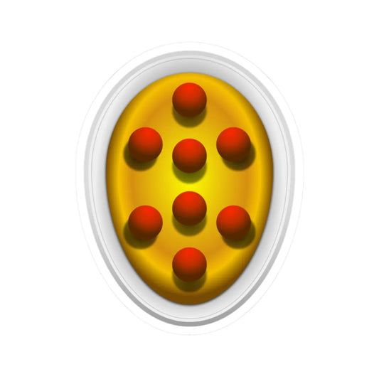 Coat of arms of Cosimo il Vecchio type 2 (Italy) (Coat of Arms) STICKER Vinyl Kiss-Cut Decal 2 Inch White - The Sticker Space