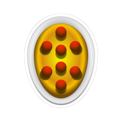 Coat of arms of Cosimo il Vecchio type 2 (Italy) (Coat of Arms) STICKER Vinyl Kiss-Cut Decal 4 Inch White - The Sticker Space