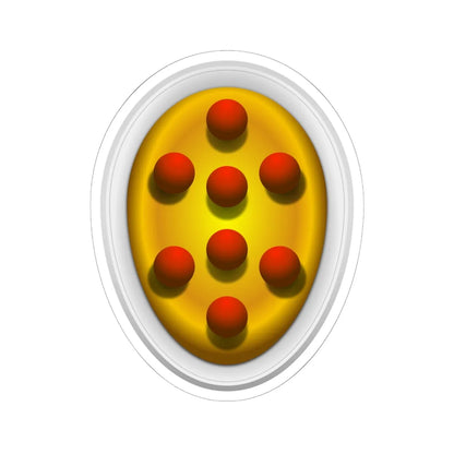 Coat of arms of Cosimo il Vecchio type 2 (Italy) (Coat of Arms) STICKER Vinyl Kiss-Cut Decal 6 Inch White - The Sticker Space