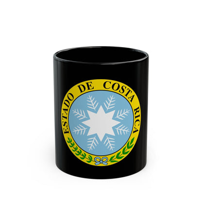 Coat of arms of Costa Rica (1840-1842) - Black Coffee Mug-11oz-The Sticker Space