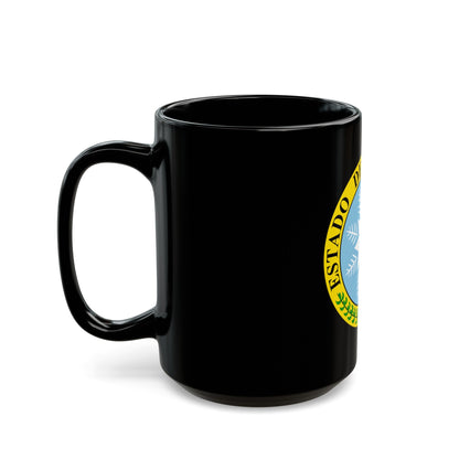 Coat of arms of Costa Rica (1840-1842) - Black Coffee Mug-The Sticker Space