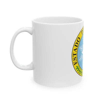 Coat of arms of Costa Rica (1840-1842) - White Coffee Mug-The Sticker Space