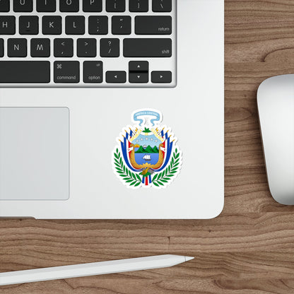 Coat of arms of Costa Rica (1848-1906) STICKER Vinyl Die-Cut Decal-The Sticker Space