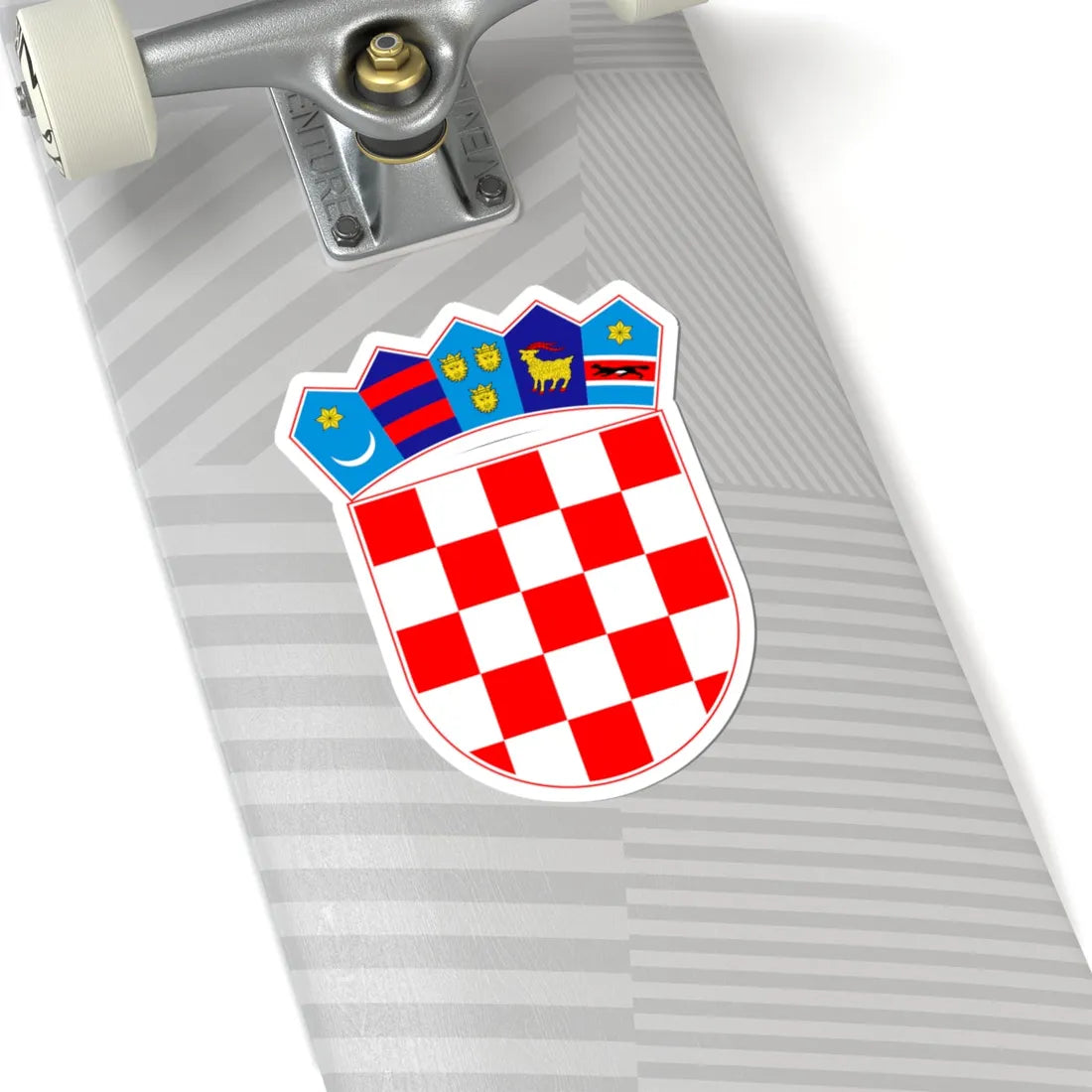 Coat of arms of Croatia (Croatia) (Coat of Arms) STICKER Vinyl Kiss-Cut Decal - The Sticker Space
