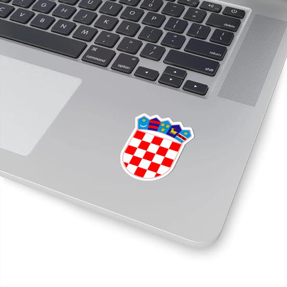 Coat of arms of Croatia (Croatia) (Coat of Arms) STICKER Vinyl Kiss-Cut Decal - The Sticker Space