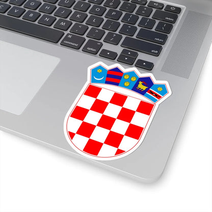 Coat of arms of Croatia (Croatia) (Coat of Arms) STICKER Vinyl Kiss-Cut Decal - The Sticker Space