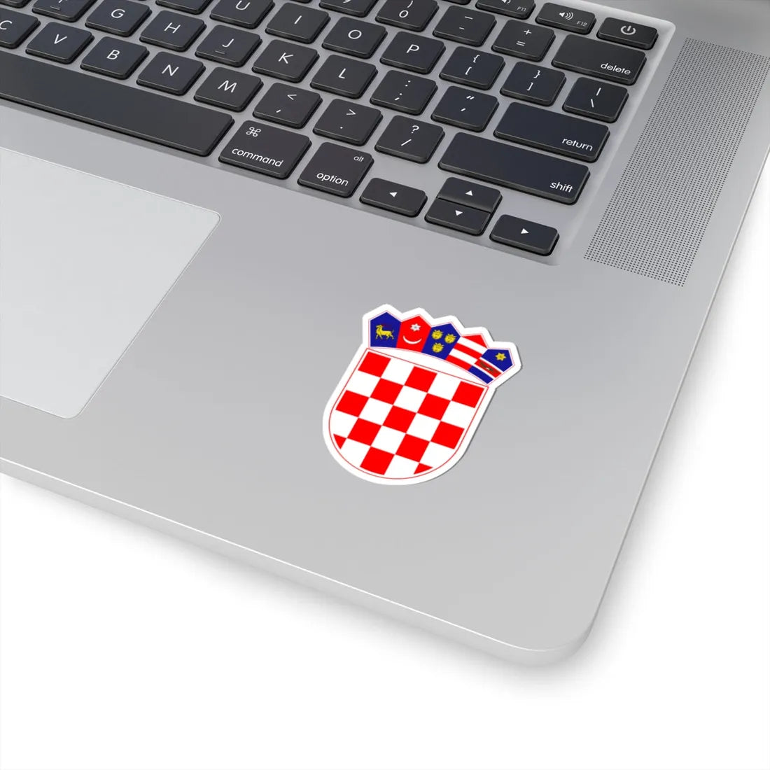 Coat of arms of Croatia historical crown inaccurate-fantasy (Croatia) (Coat of Arms) STICKER Vinyl Kiss-Cut Decal - The Sticker Space