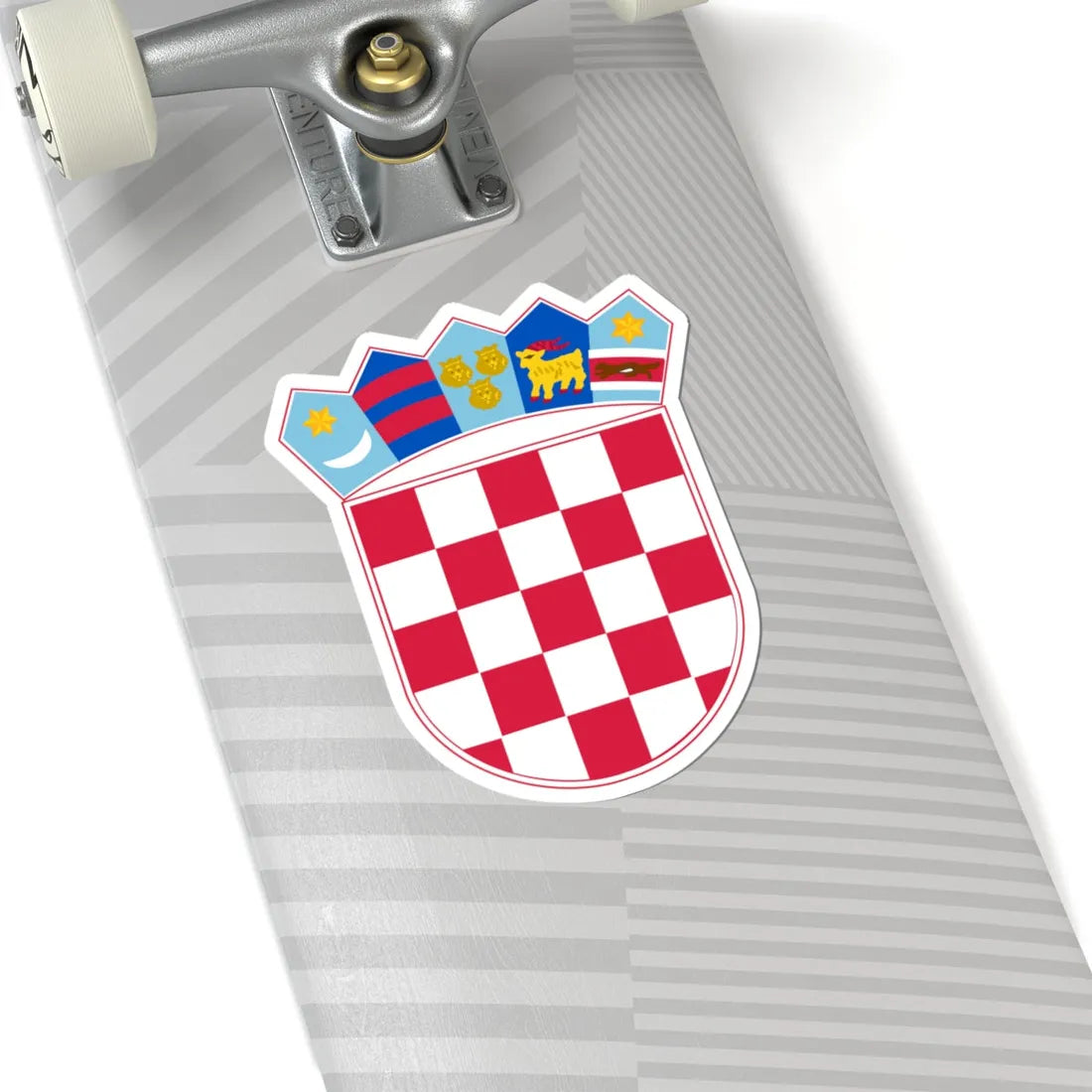 Coat of arms of Croatia Pantone (Croatia) (Coat of Arms) STICKER Vinyl Kiss-Cut Decal - The Sticker Space