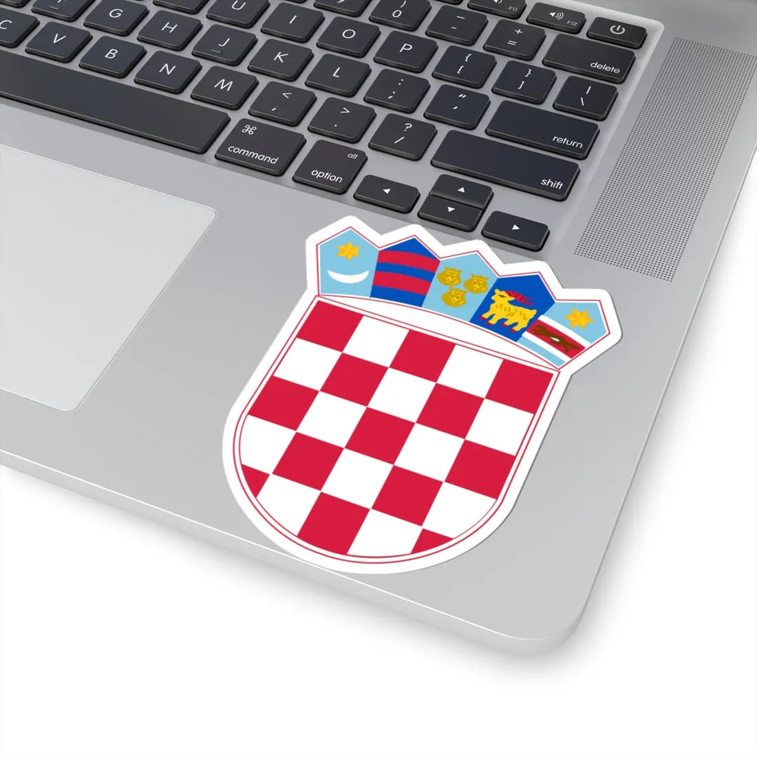 Coat of arms of Croatia Pantone (Croatia) (Coat of Arms) STICKER Vinyl Kiss-Cut Decal - The Sticker Space