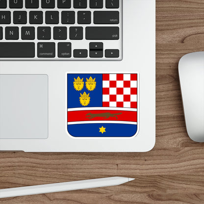 Coat of arms of Croatia (State of Slovenes, Croats and Serbs) STICKER Vinyl Die-Cut Decal-The Sticker Space