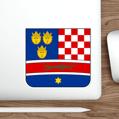 Coat of arms of Croatia (State of Slovenes, Croats and Serbs) STICKER Vinyl Die-Cut Decal-The Sticker Space