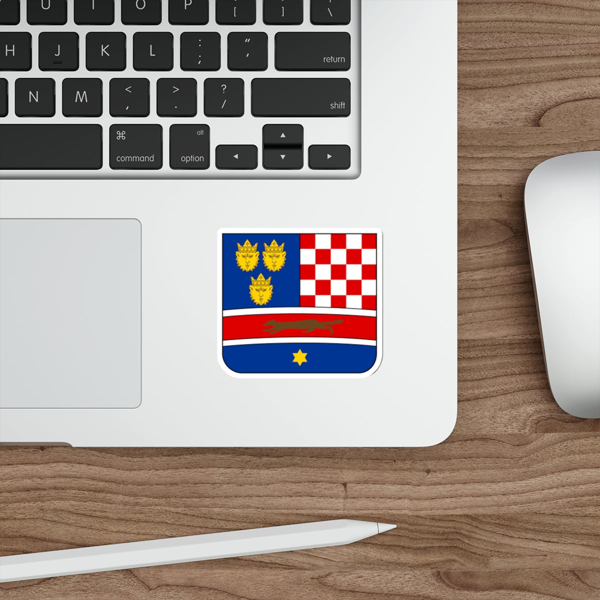 Coat of arms of Croatia (State of Slovenes, Croats and Serbs) STICKER Vinyl Die-Cut Decal-The Sticker Space