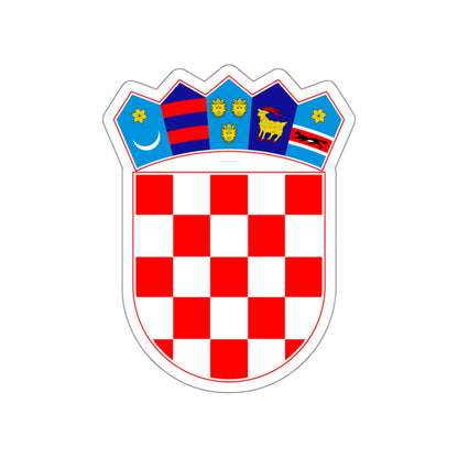 Coat of arms of Croatia STICKER Vinyl Die-Cut Decal-White-The Sticker Space