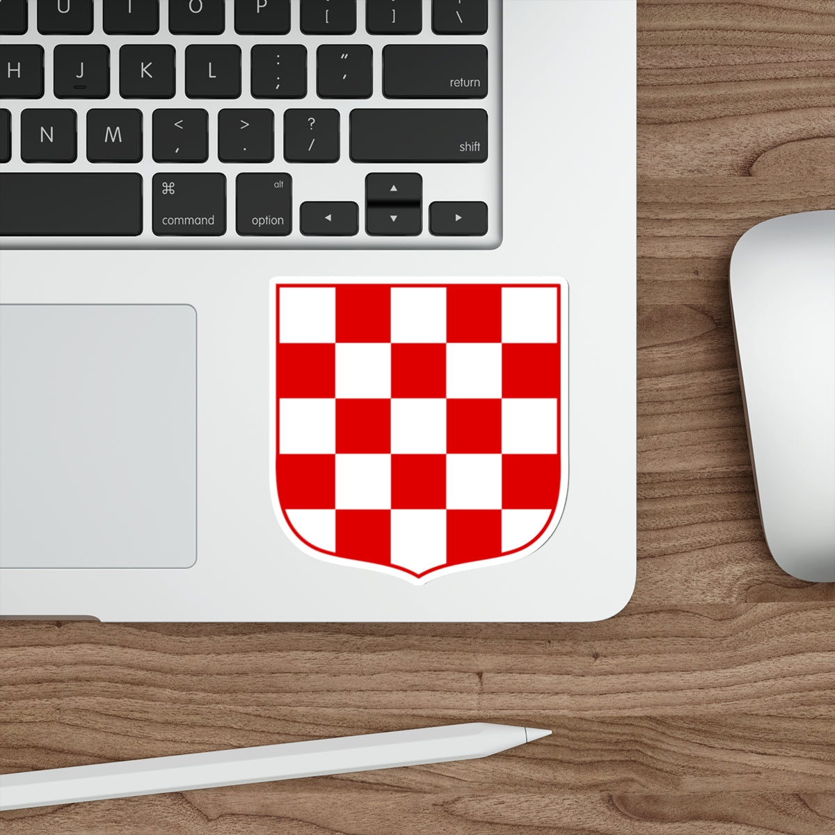 Coat of arms of Croatia (white chequy) STICKER Vinyl Die-Cut Decal-The Sticker Space