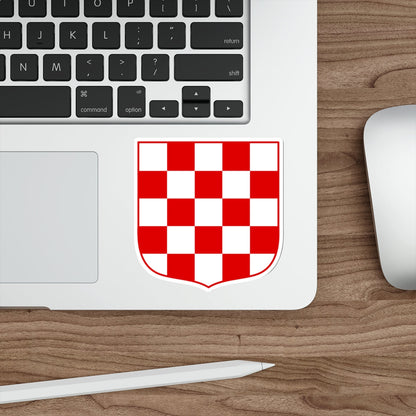 Coat of arms of Croatia (white chequy) STICKER Vinyl Die-Cut Decal-The Sticker Space