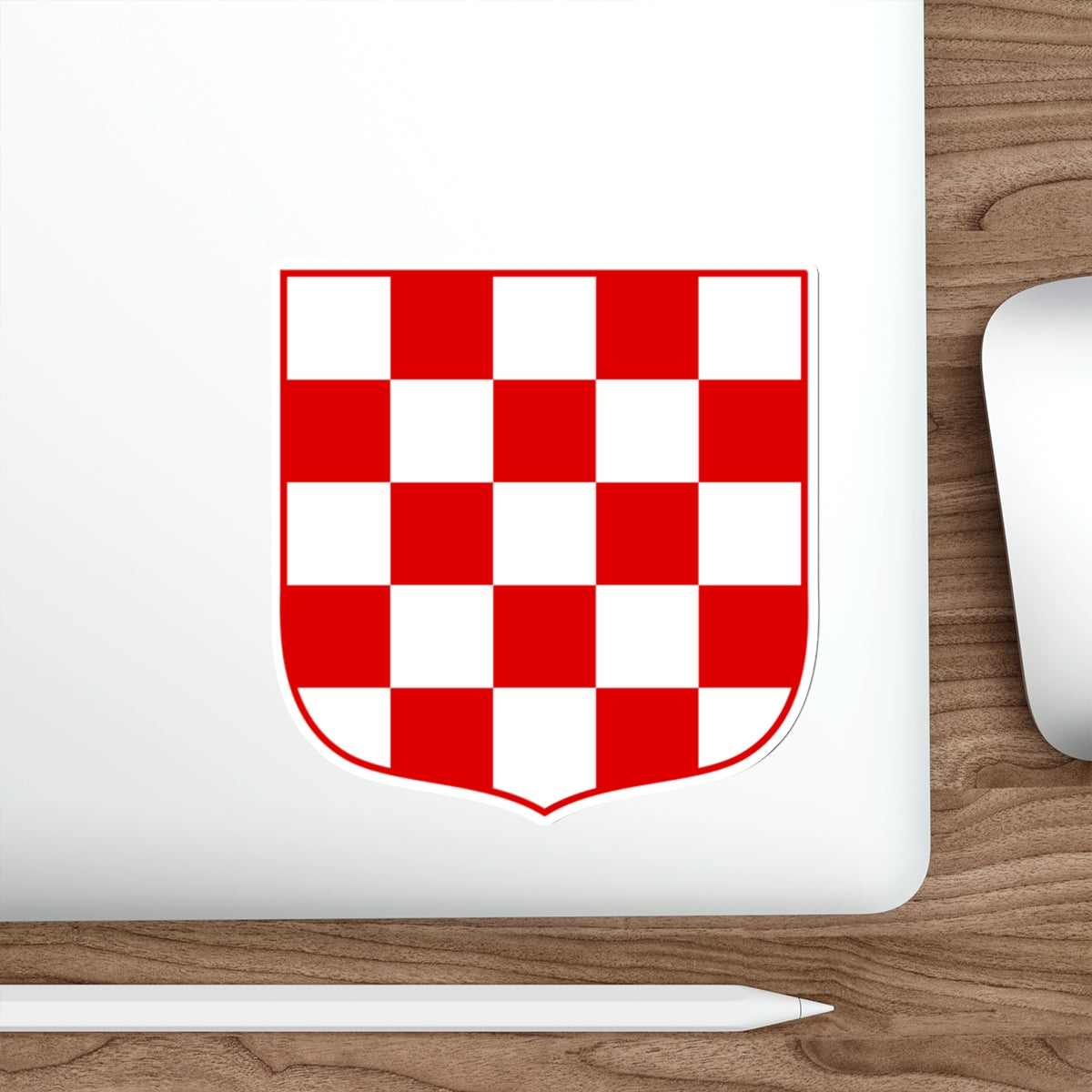 Coat of arms of Croatia (white chequy) STICKER Vinyl Die-Cut Decal-The Sticker Space