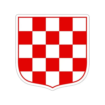 Coat of arms of Croatia (white chequy) STICKER Vinyl Die-Cut Decal 2 Inch - The Sticker Space