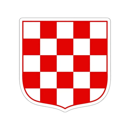 Coat of arms of Croatia (white chequy) STICKER Vinyl Die-Cut Decal - The Sticker Space